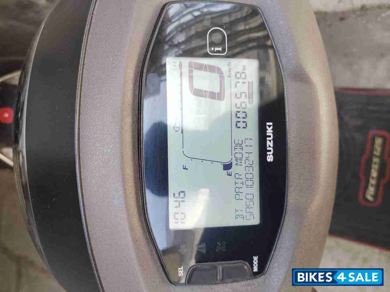 Matte Black Suzuki Access 125 Bluetooth Enabled