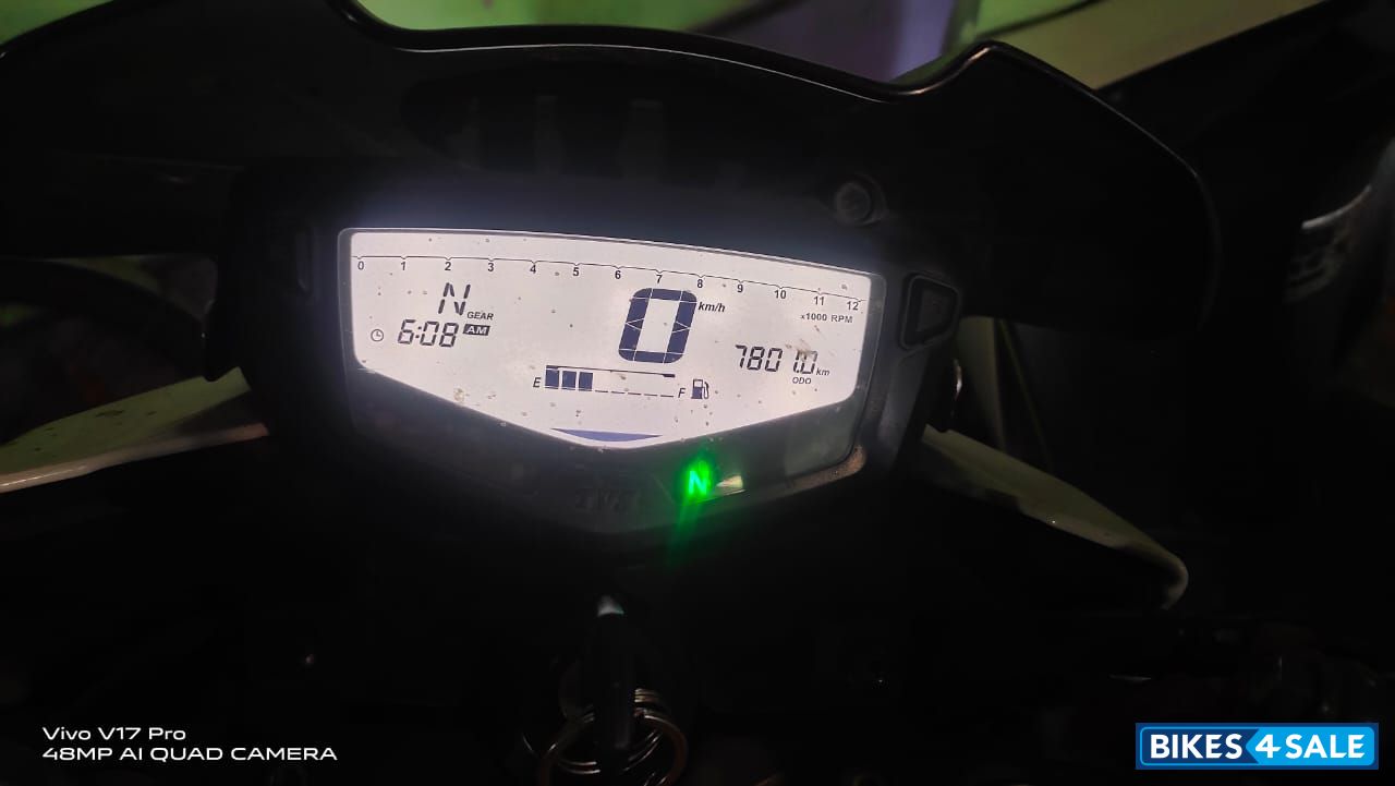 Red And White TVS Apache RTR 200 4V Race Edition 2.0