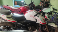 Red And White TVS Apache RTR 200 4V Race Edition 2.0