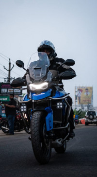 Blue And Grey Triumph Tiger 850 Sport