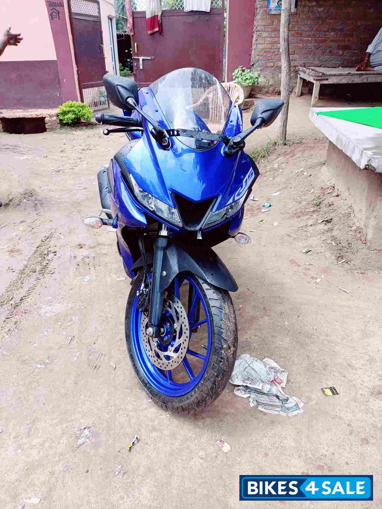 Blue Yamaha YZF R15 V3 BS6