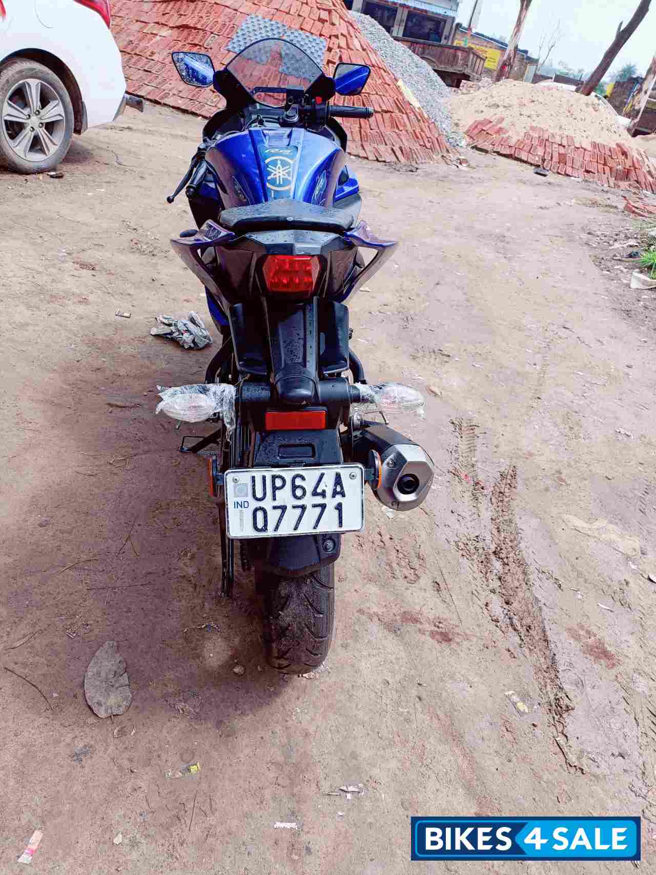 Blue Yamaha YZF R15 V3 BS6