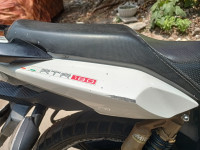 White TVS Apache RTR 180 Race Edition