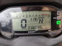 Blue Suzuki Gixxer SF