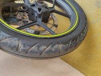 Blue Suzuki Gixxer SF