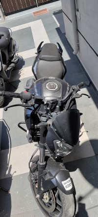 Midnight Blue Bajaj Dominar 400 Disc