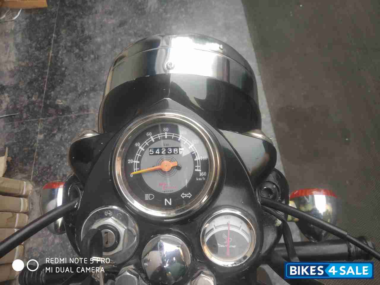 Black Royal Enfield Bullet Electra