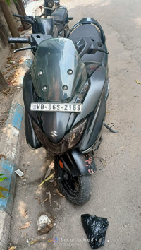 Matte Black Suzuki Burgman Street BS6