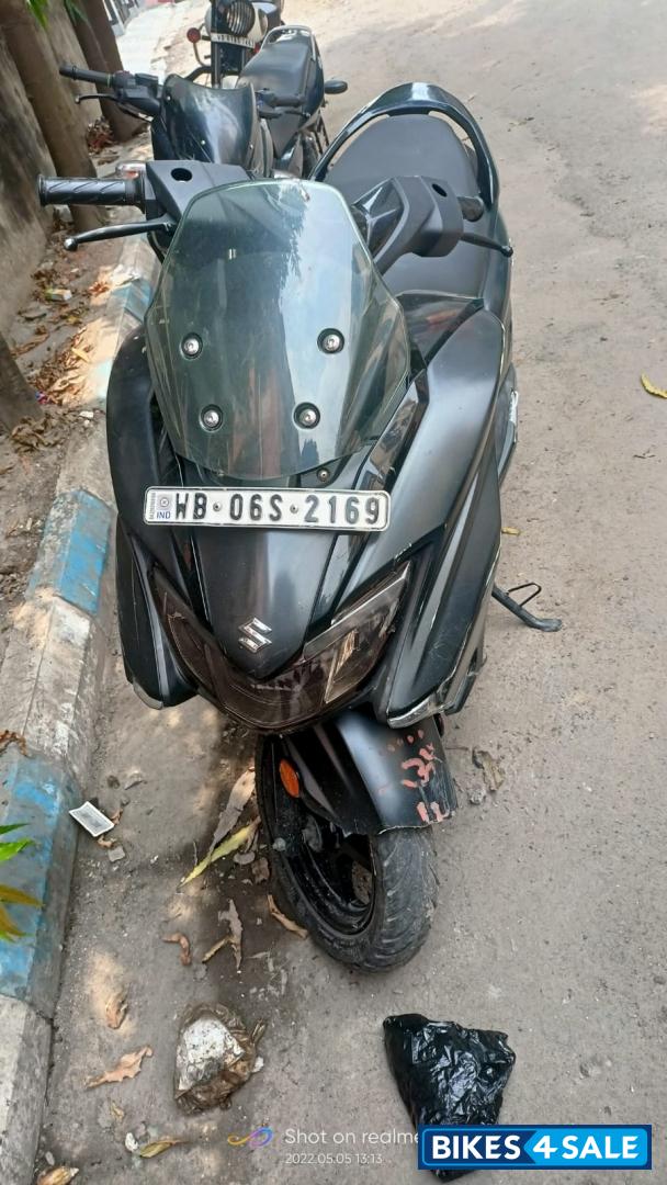 Matte Black Suzuki Burgman Street BS6