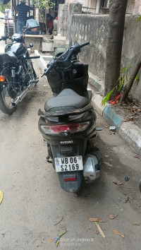 Matte Black Suzuki Burgman Street BS6