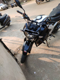 Black TVS Apache RTR 160