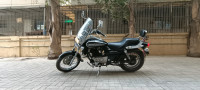Black, Chrome Bajaj Avenger Cruise 220