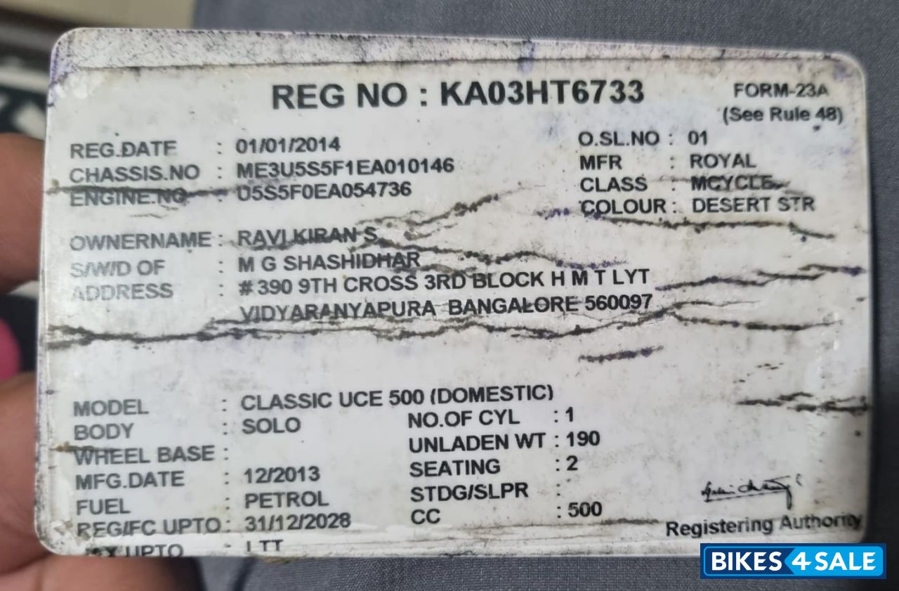 Royal Enfield Classic Desert Storm