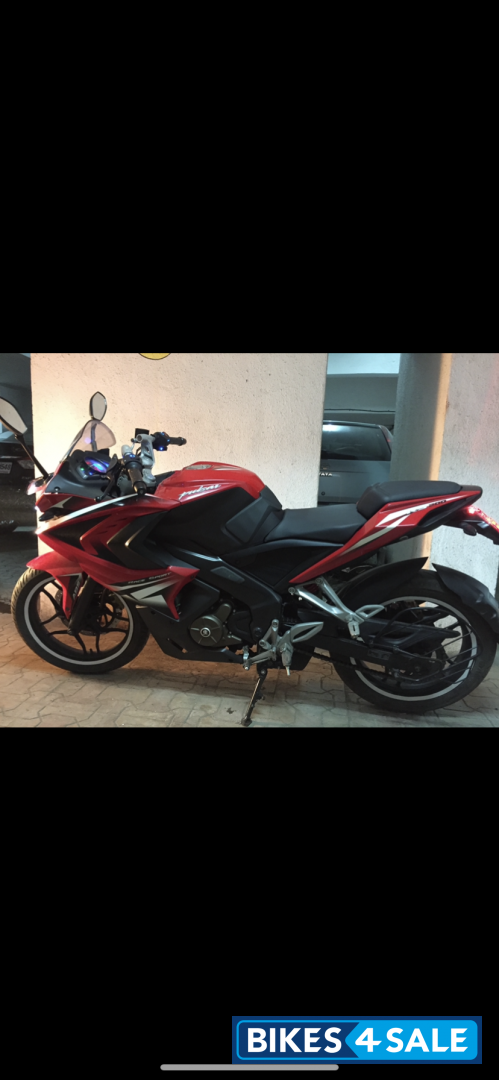 Red Bajaj Pulsar RS 200 ABS