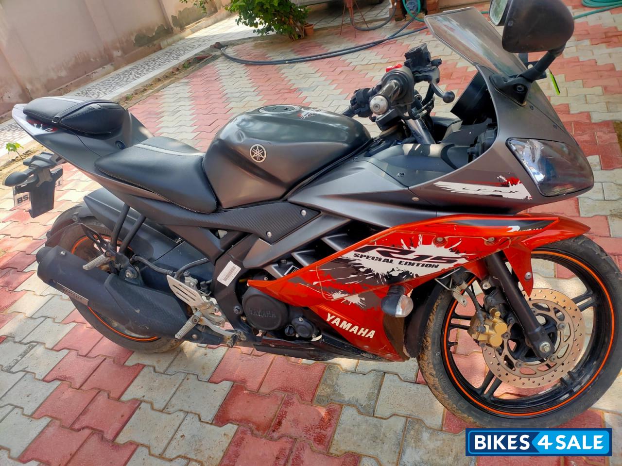 Orange And Grey Yamaha YZF R15 V2