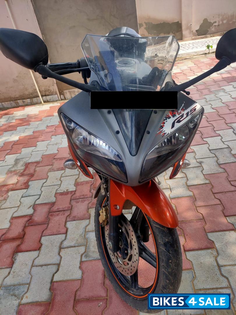 Orange And Grey Yamaha YZF R15 V2