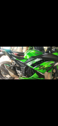 Green Kawasaki Ninja NINJA300ABS