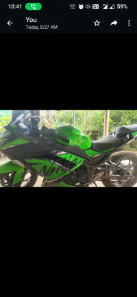 Green Kawasaki Ninja NINJA300ABS