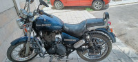 Blue Royal Enfield Thunderbird 500