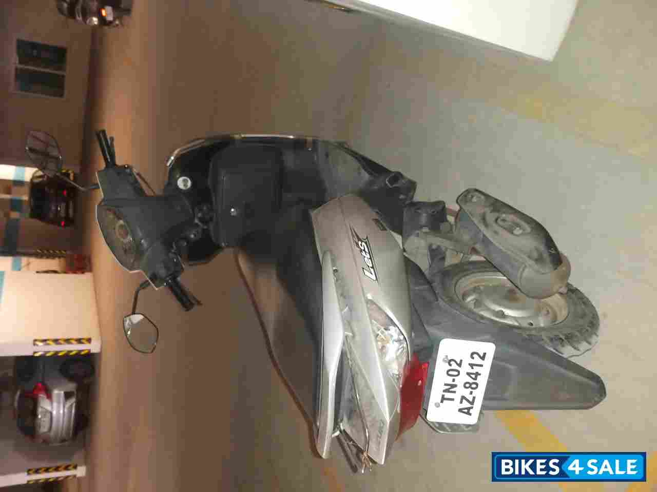 Silver Suzuki Lets 110