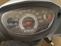 Silver Suzuki Lets 110