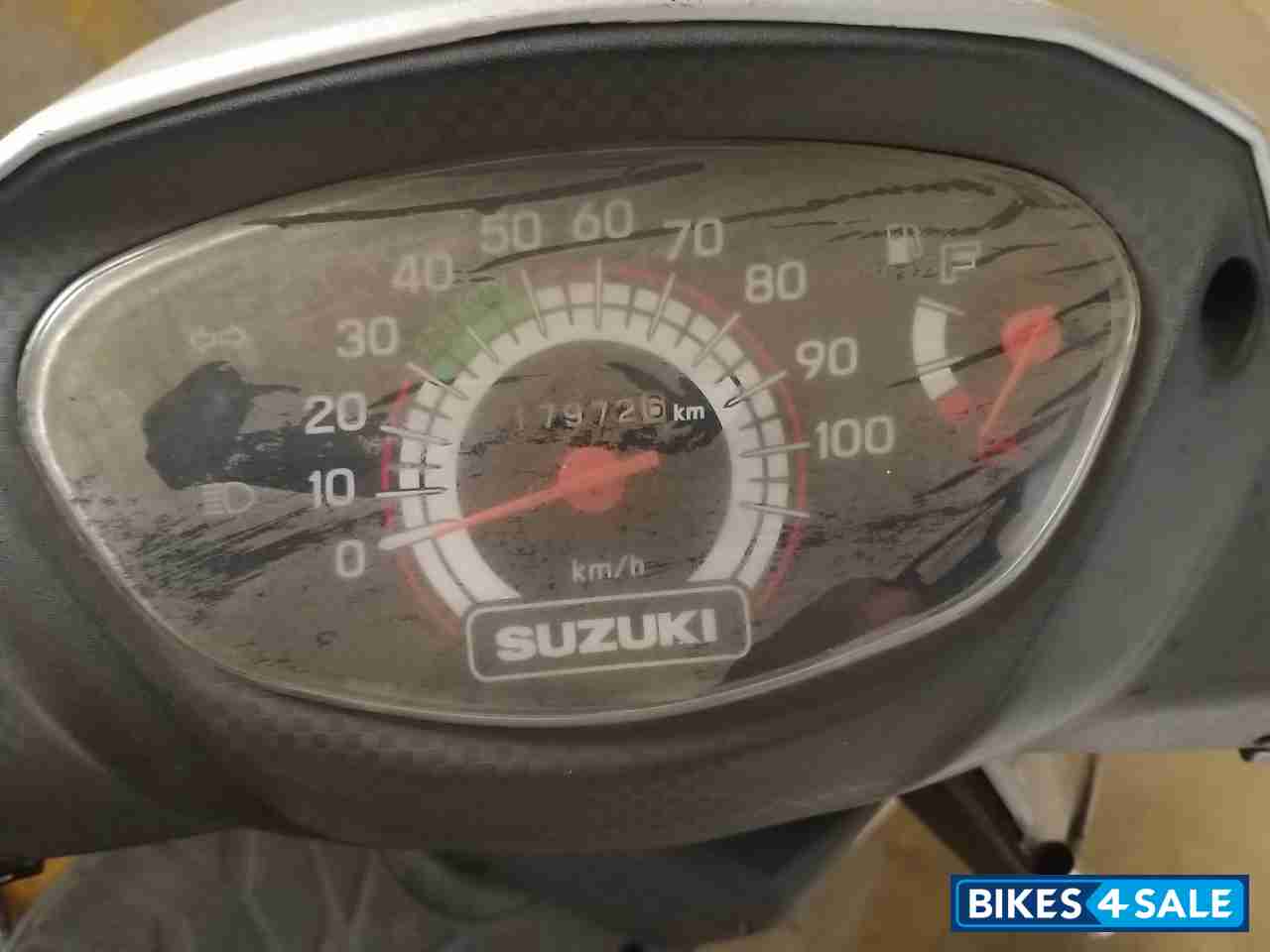 Silver Suzuki Lets 110