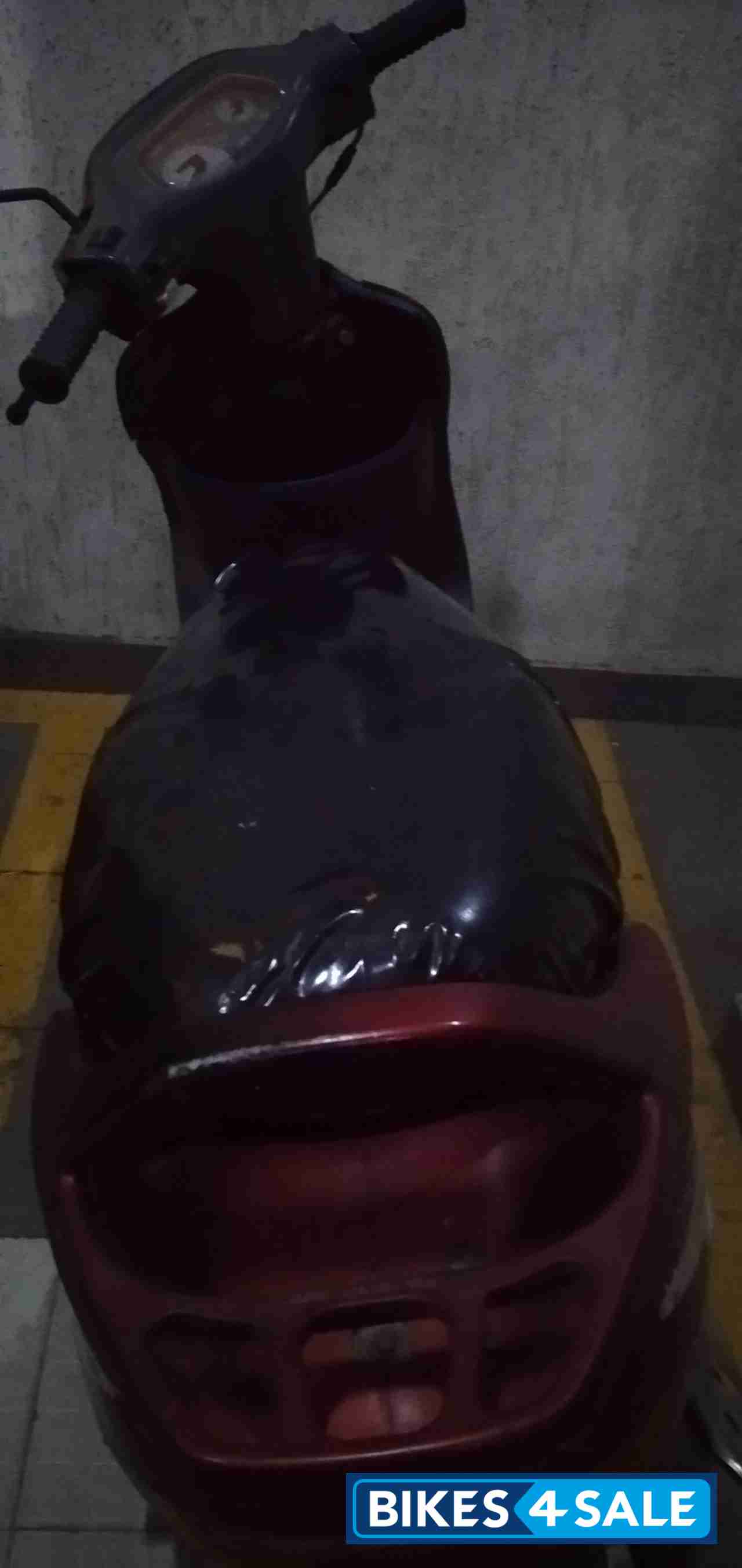 Maroon TVS Scooty Pep