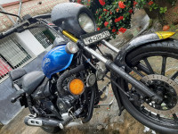 Cherry Red & Black Bajaj Avenger Street 150