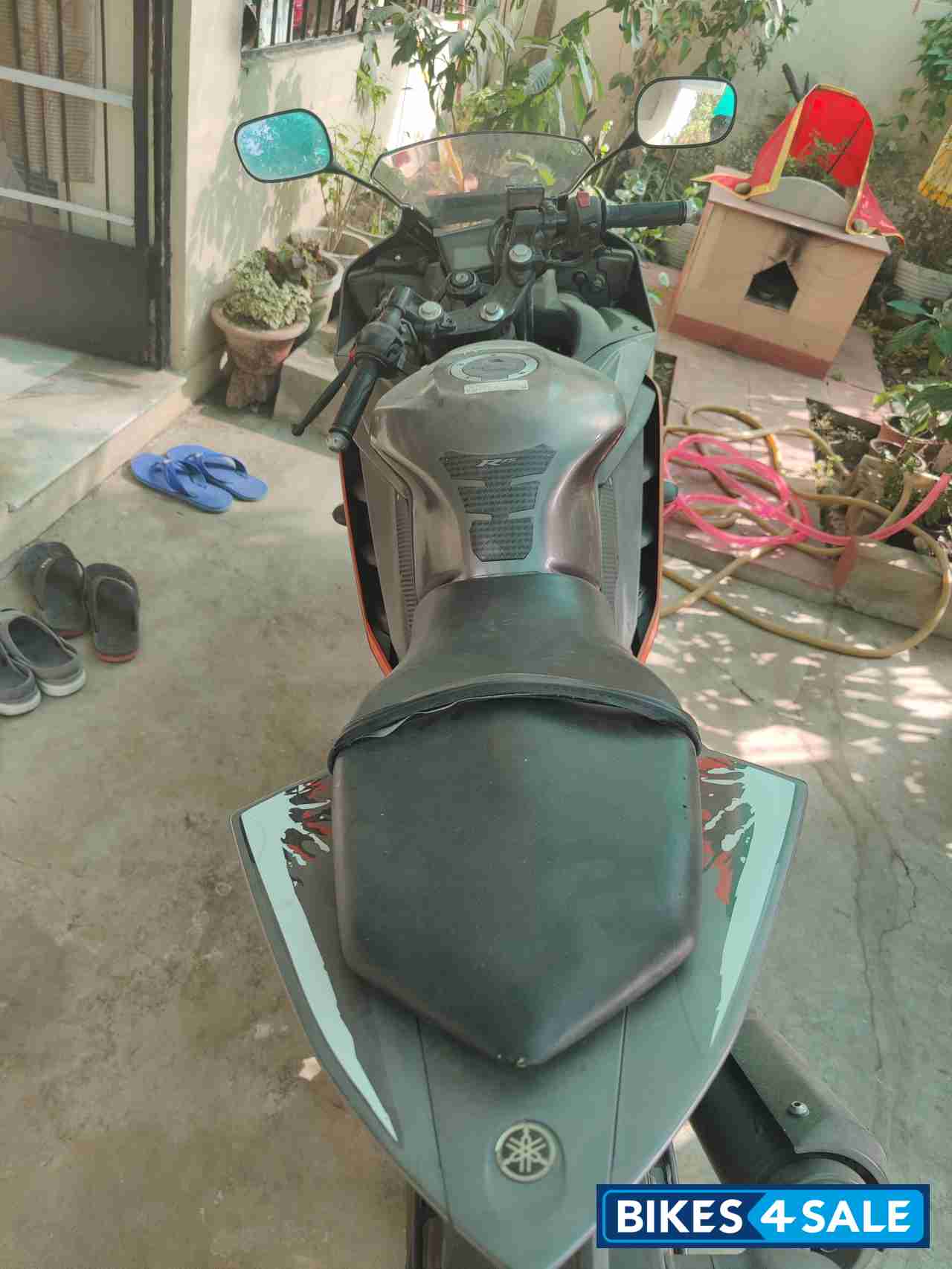 Red And Grey Yamaha YZF R15 V2