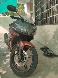 Red And Grey Yamaha YZF R15 V2