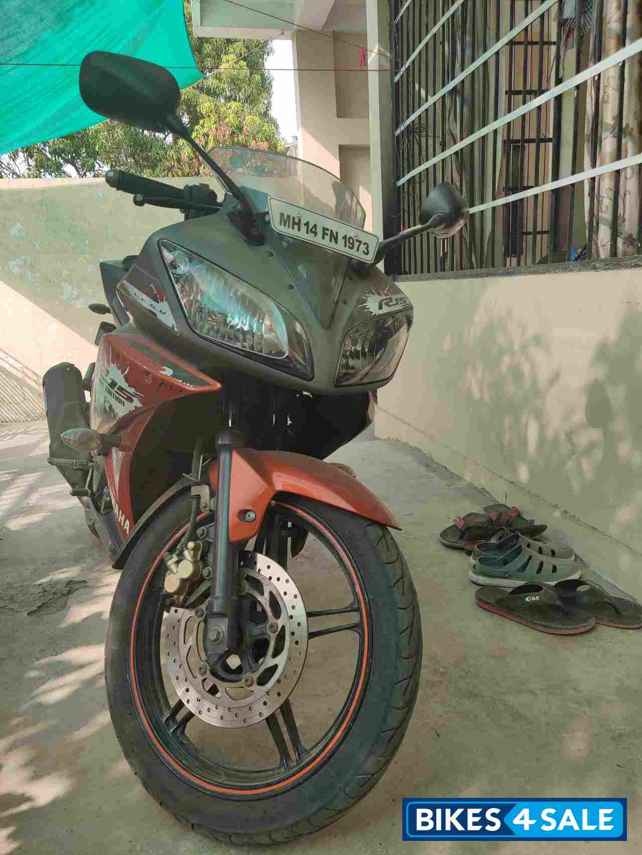 Red And Grey Yamaha YZF R15 V2