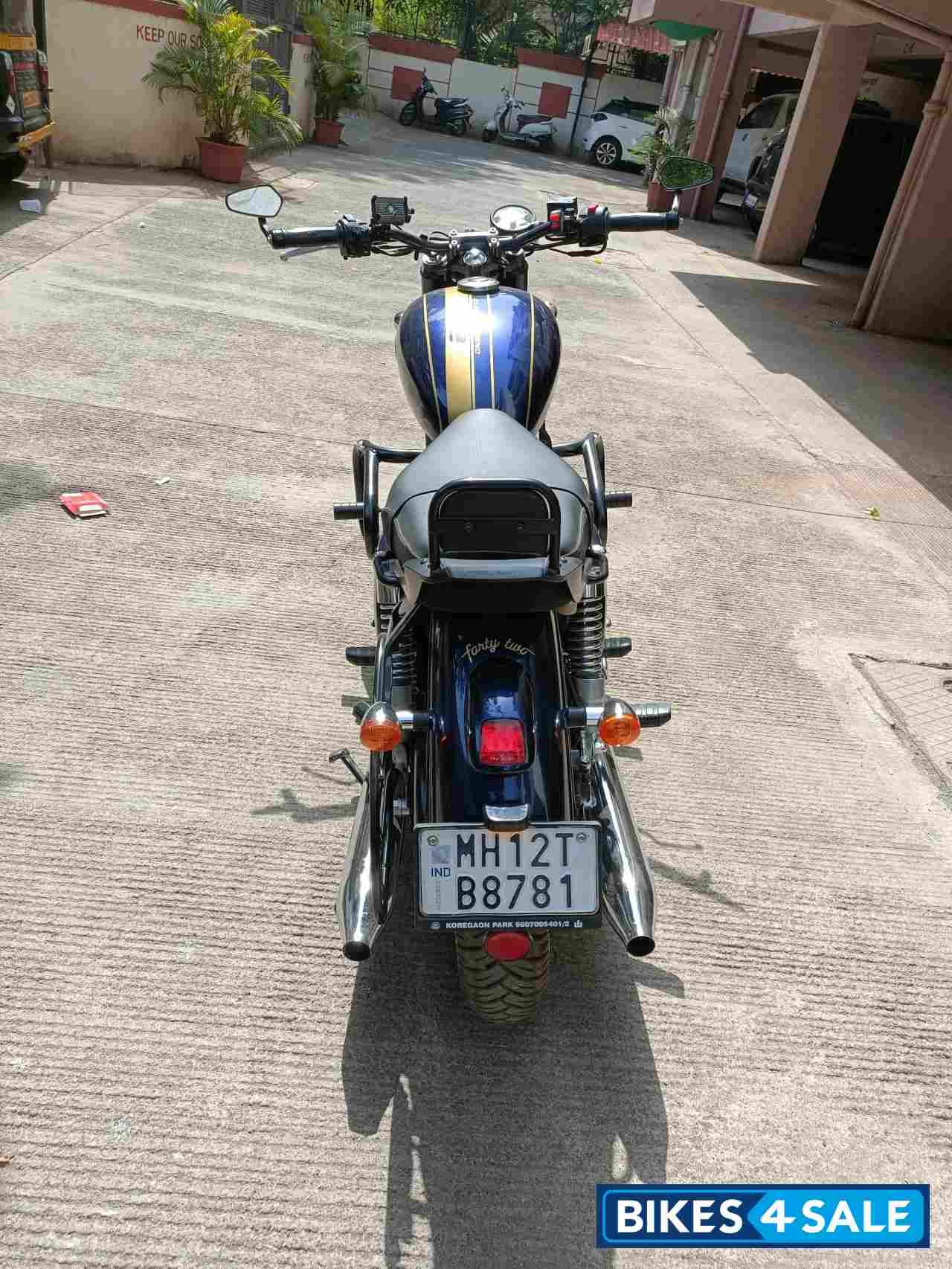 Nebula Blue Jawa forty two BS6