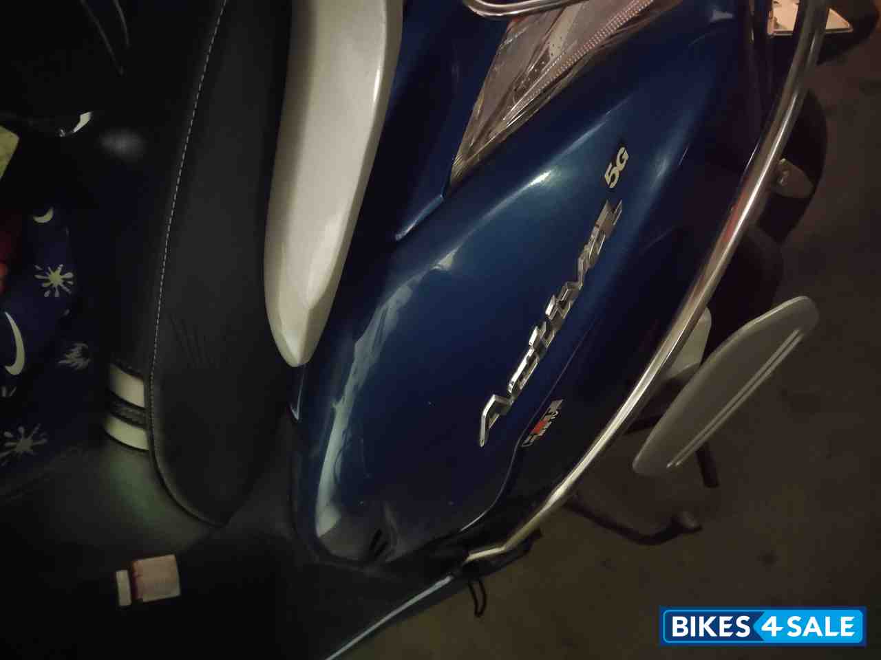 Blue Honda Activa 5G