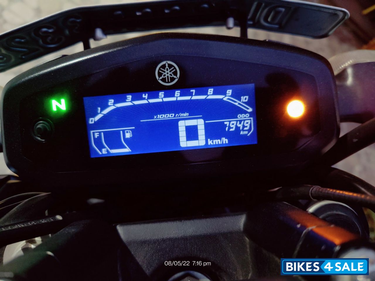 Matt Blue Yamaha FZ-S