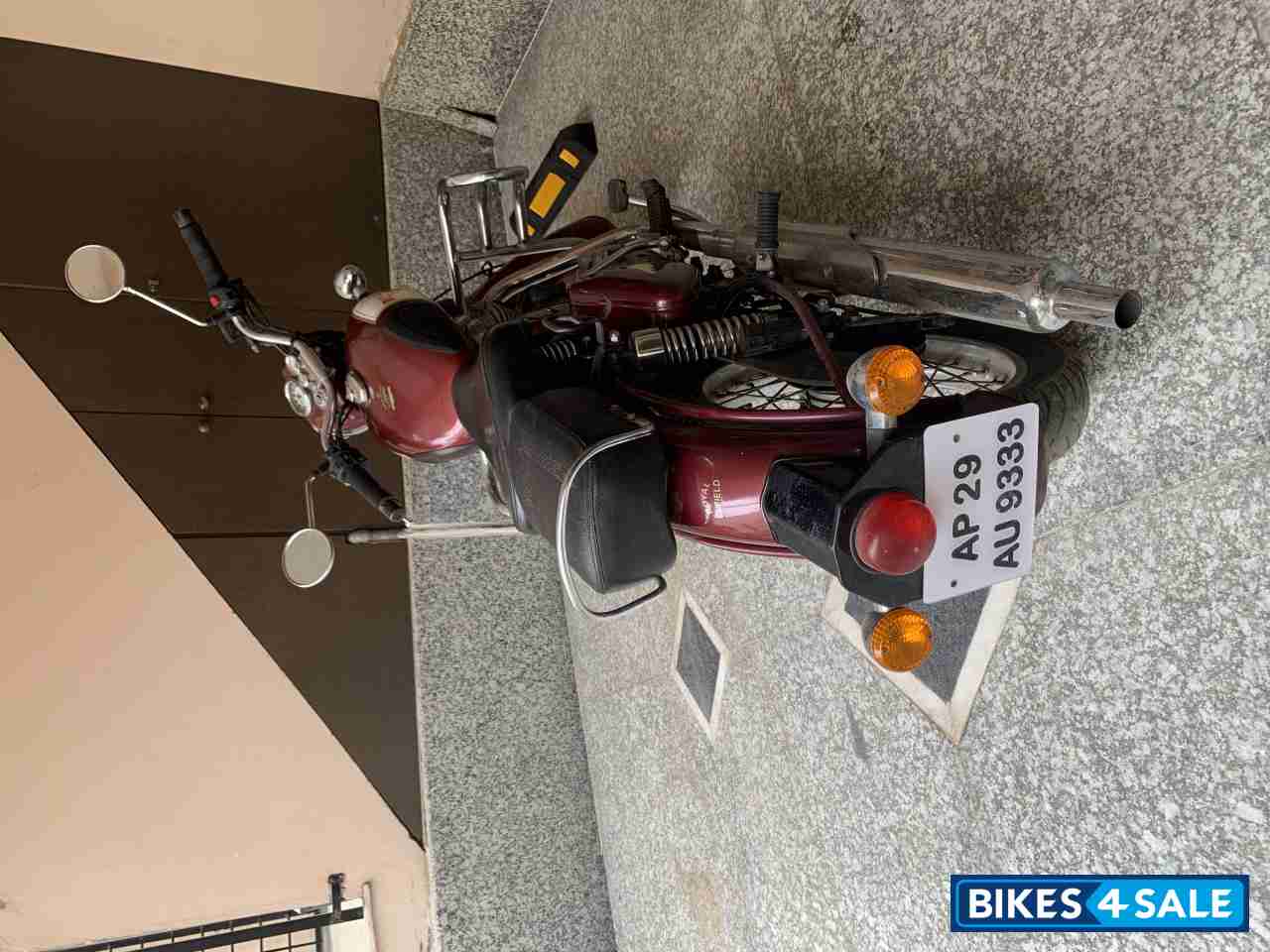 Maroon Royal Enfield Classic 350