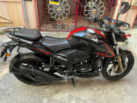 Black And Red TVS Apache RTR 200 4V ABS