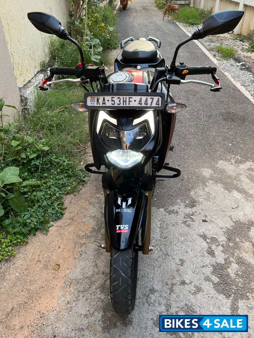 Black And Red TVS Apache RTR 200 4V ABS