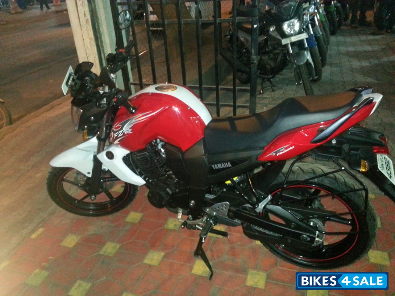 Red & White Yamaha FZ-S