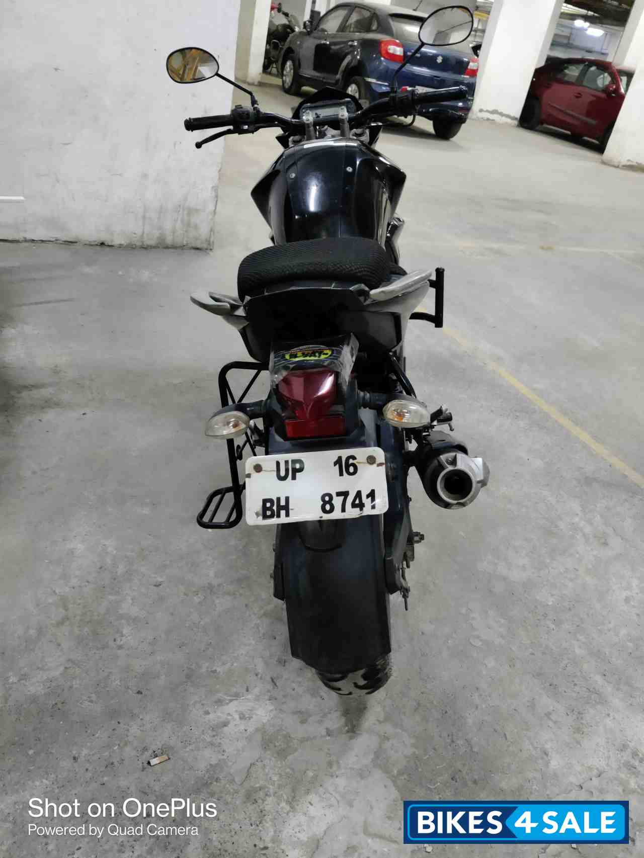 Black Yamaha FZ FI V2