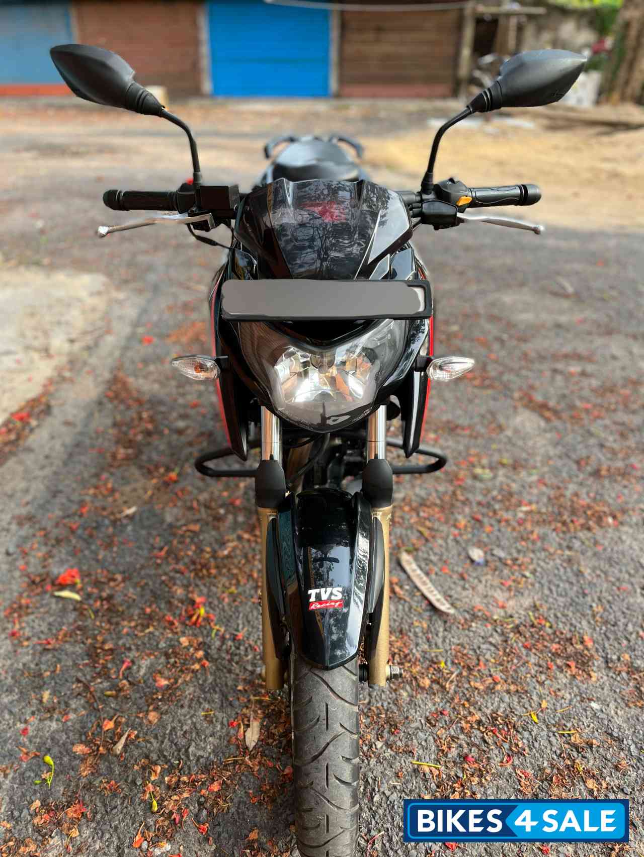 Black And Red TVS Apache RTR 200 4V ABS Race Edition 2.0
