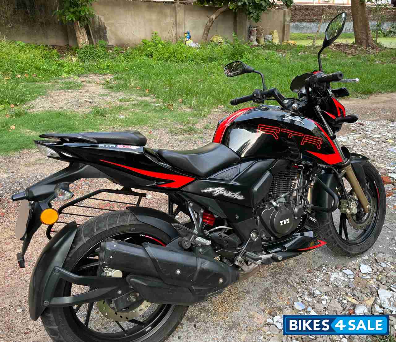 Black And Red TVS Apache RTR 200 4V ABS Race Edition 2.0