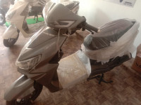 Grey, Black, White Ukava electric scooty