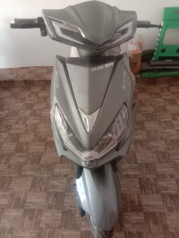 Grey, Black, White Ukava electric scooty