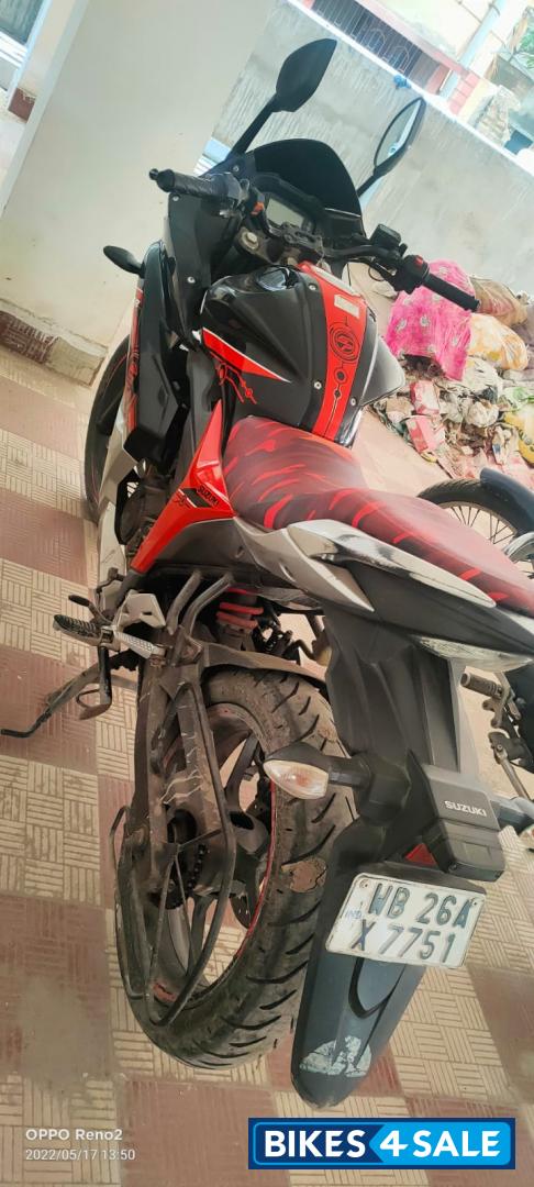 Black Nd Orange Suzuki Gixxer SF SP