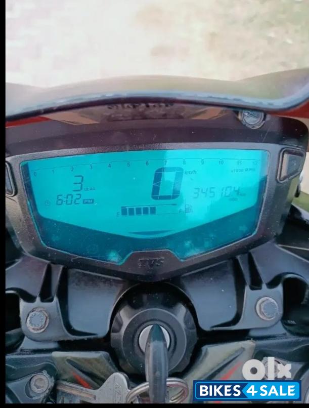 Black & Red TVS Apache RTR 200 4V Race Edition 2.0