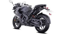 Black And Grey Bajaj Pulsar RS 200 BS6
