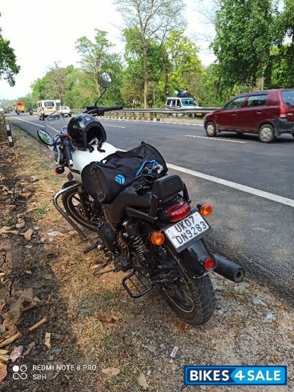 Whimsical White Royal Enfield Thunderbird X 350