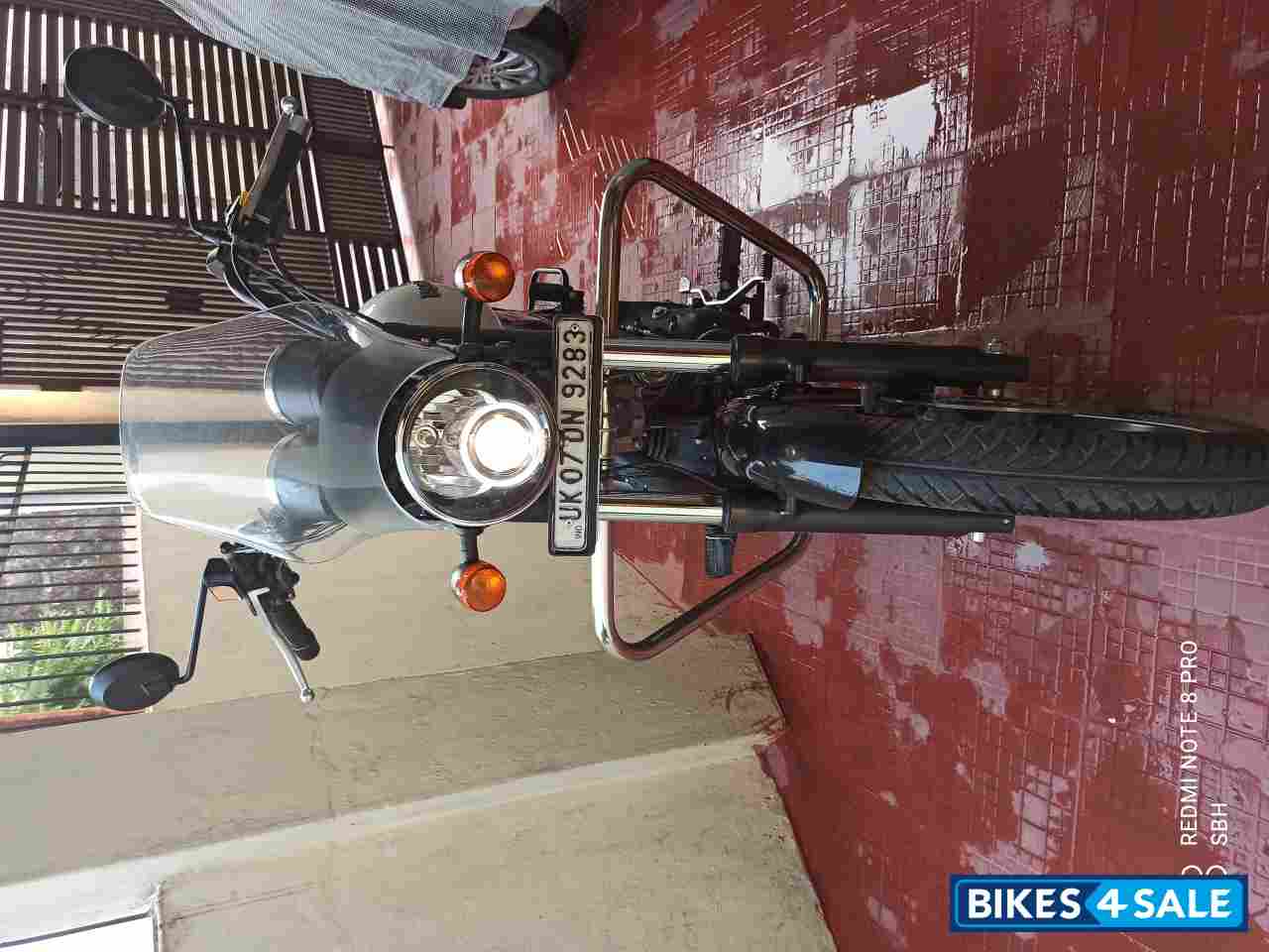 Whimsical White Royal Enfield Thunderbird X 350