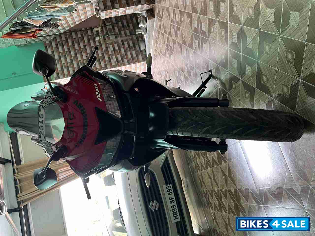 Red-gray Yamaha YZF R15 V3