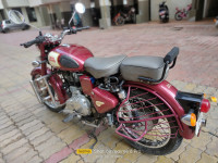 Maroon Royal Enfield Classic 350 BS VI